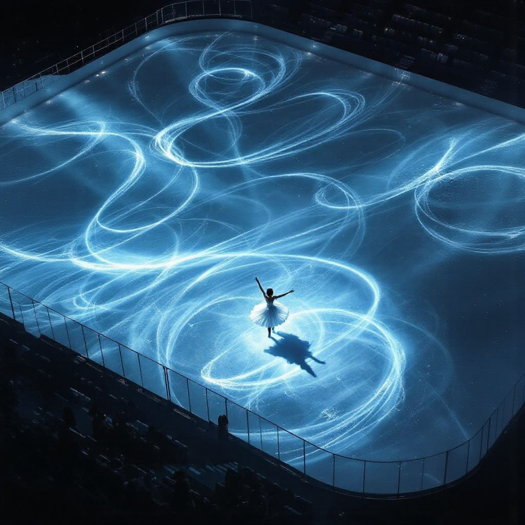 Ice skater  by @Aurel