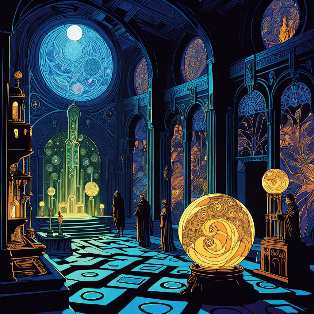 The Observatory - Surreal Art Deco Wizards' Laboratory in Et...