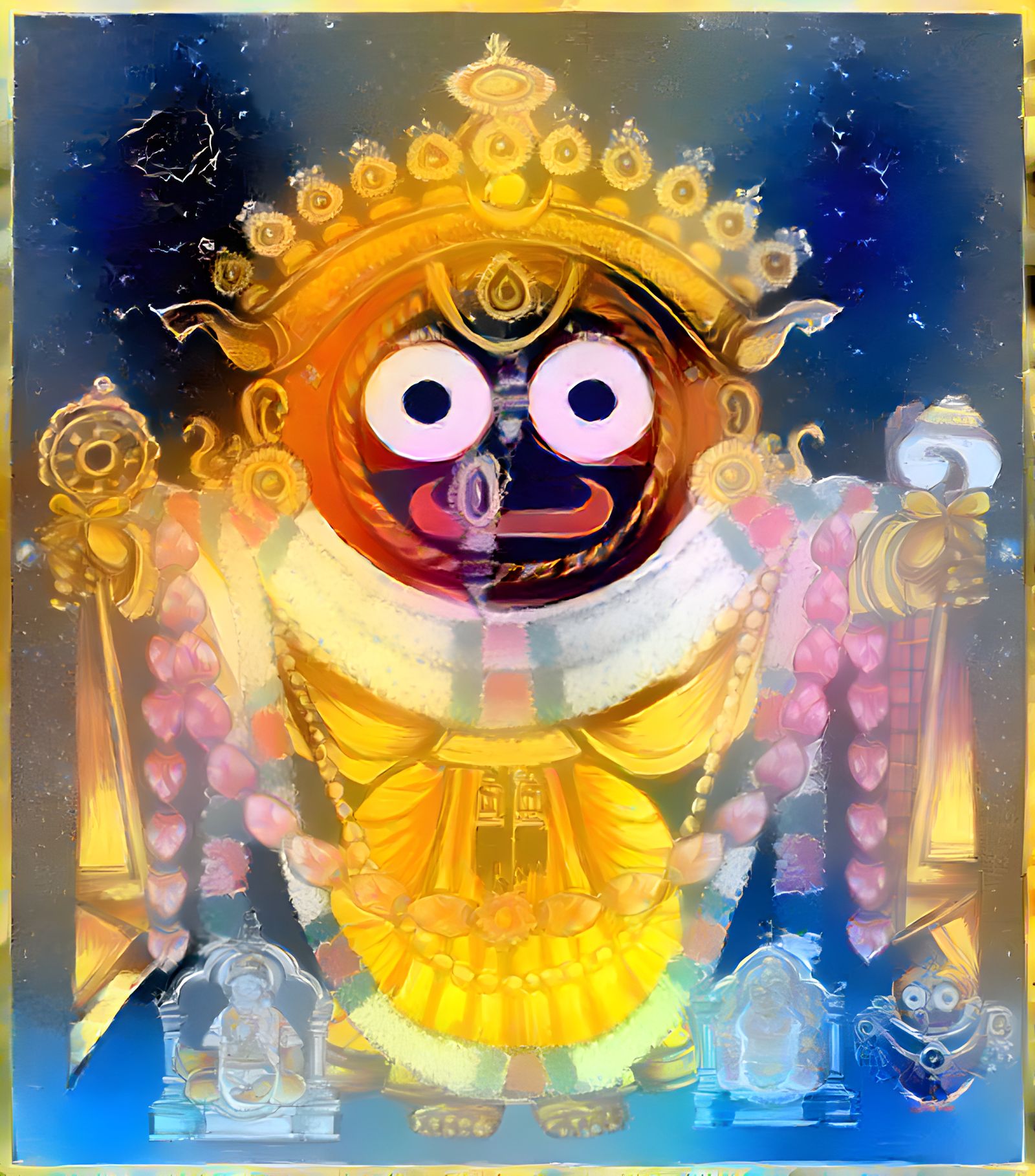 Lord Jagannatha AI Generated Artwork NightCafe Creator
