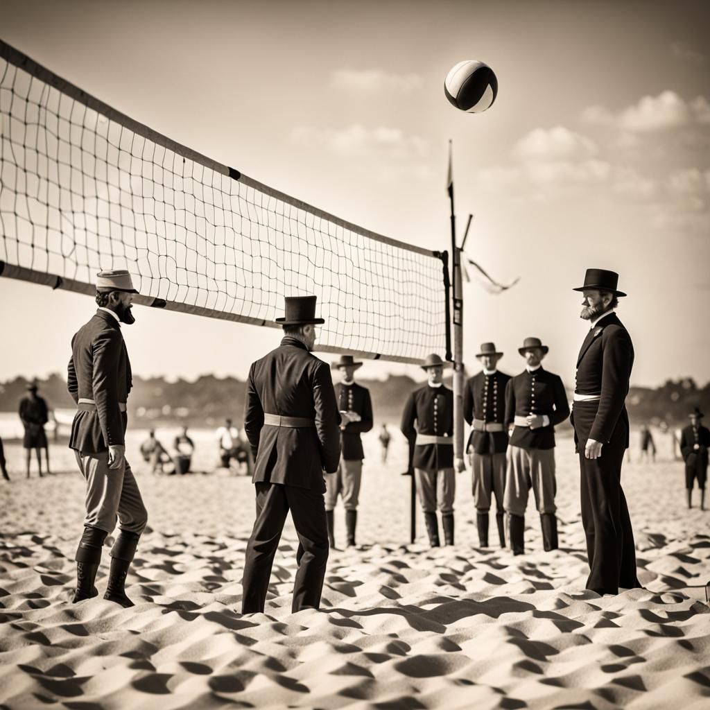 VIRGINIA BEACH VOLLEYBALL LEAGUE, CIRCA 1863