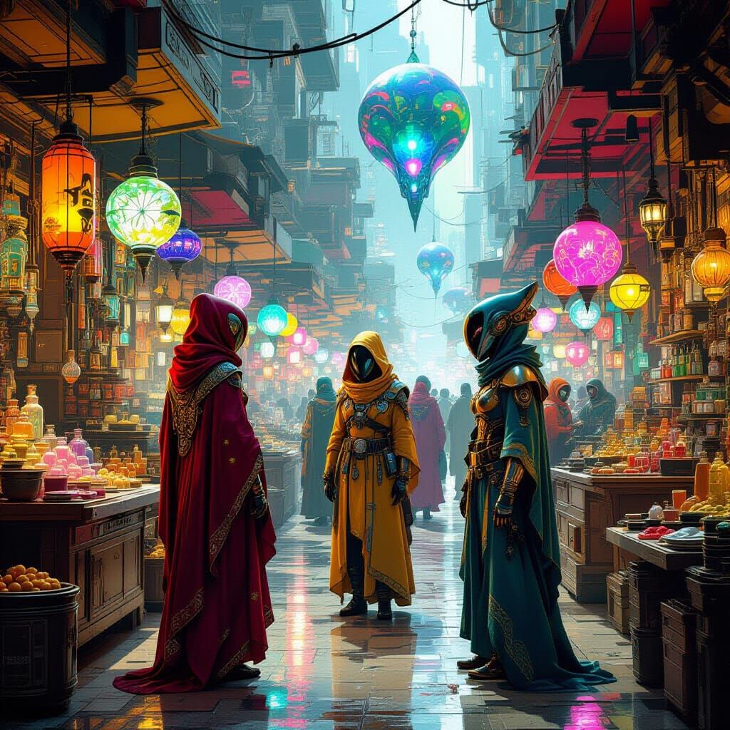 Alien Market  by @Cristian