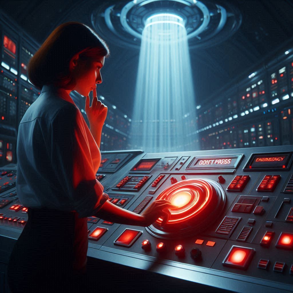 Don't press the button  by @Csf