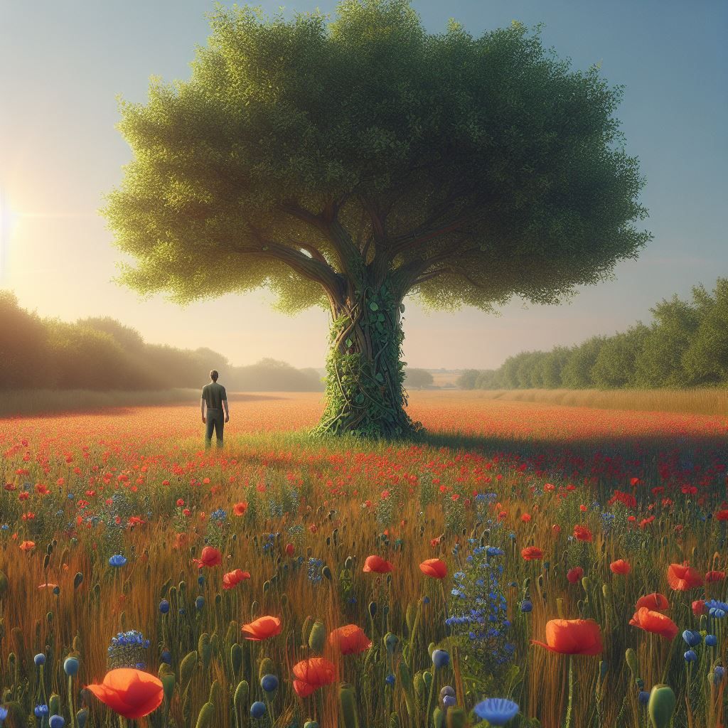 The beautiful summer