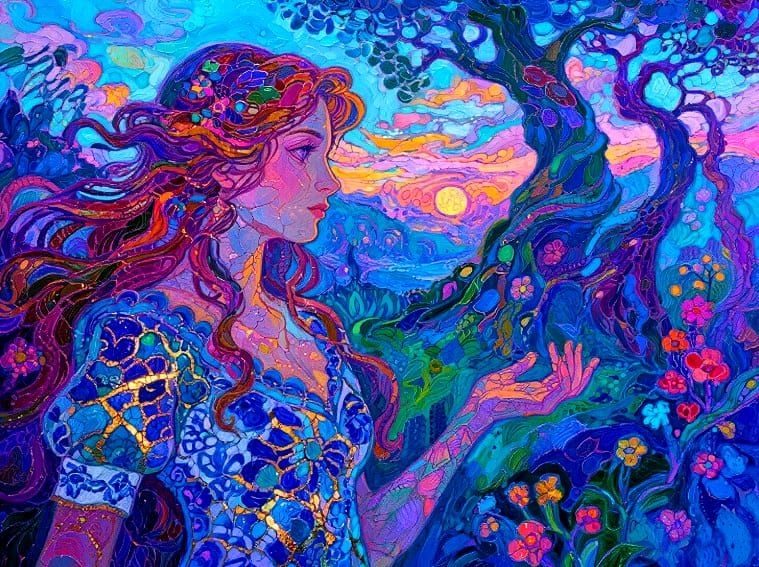 9/30/2025-Woman Earth Art By Archangel Tara