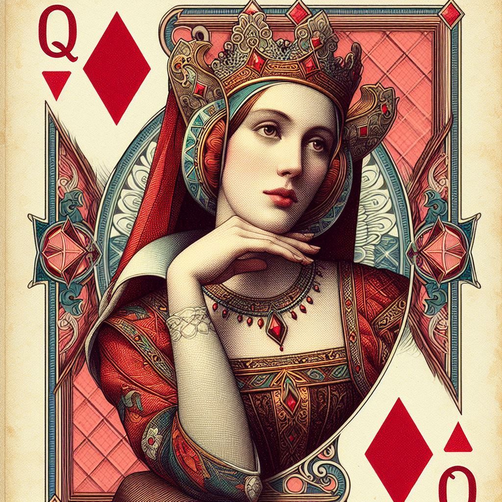 Eleanor of Aquitaine - Queen of Diamonds