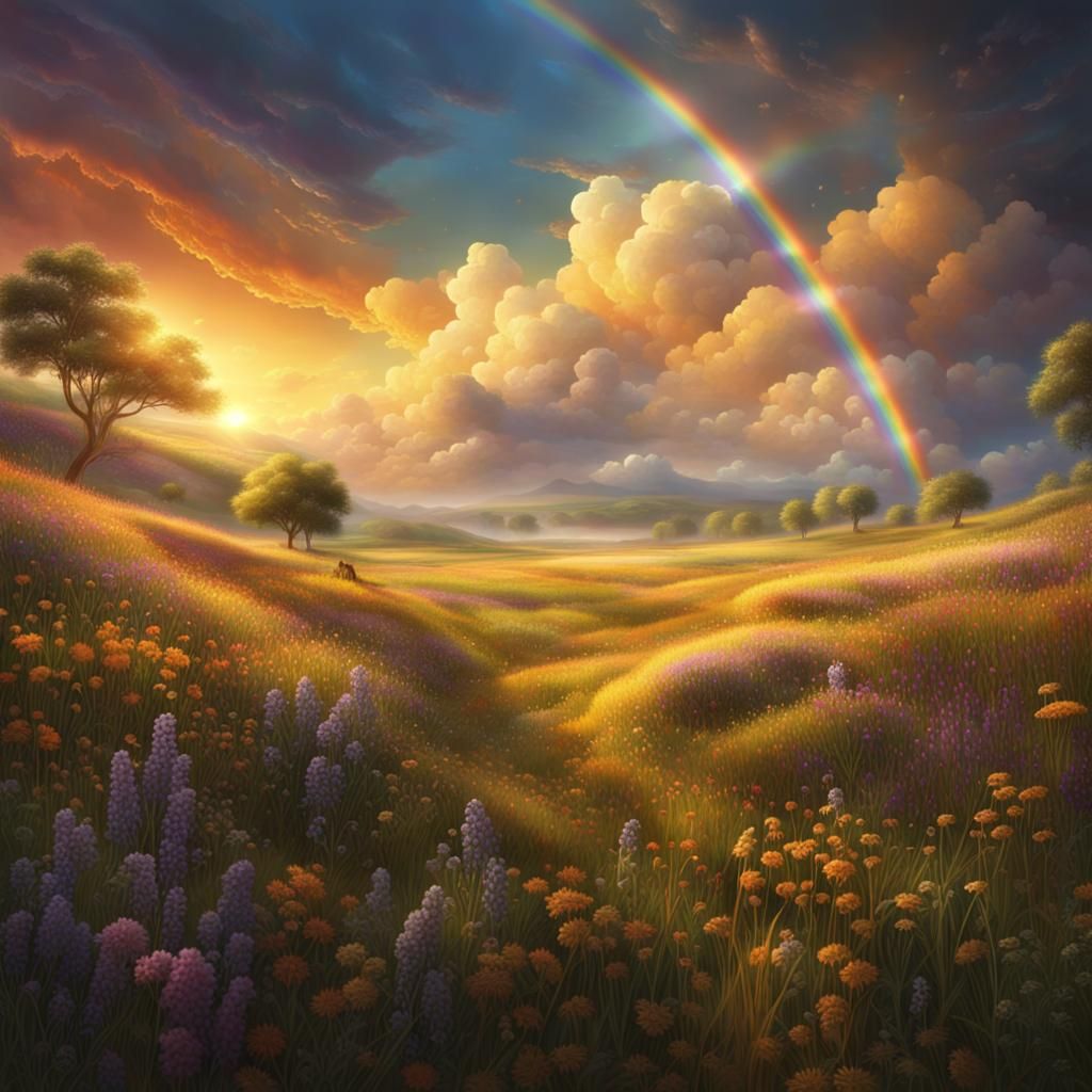 Rainbow Meadow   by @BFTH