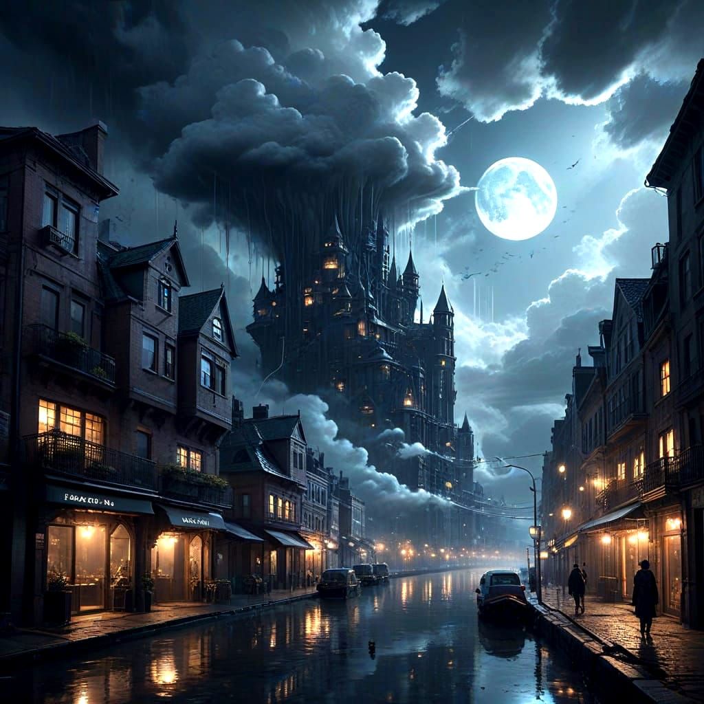 The muggles can’t see the castle 