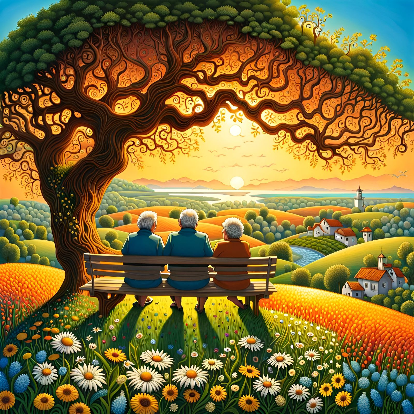 Under the Tree of Life  by @Beps