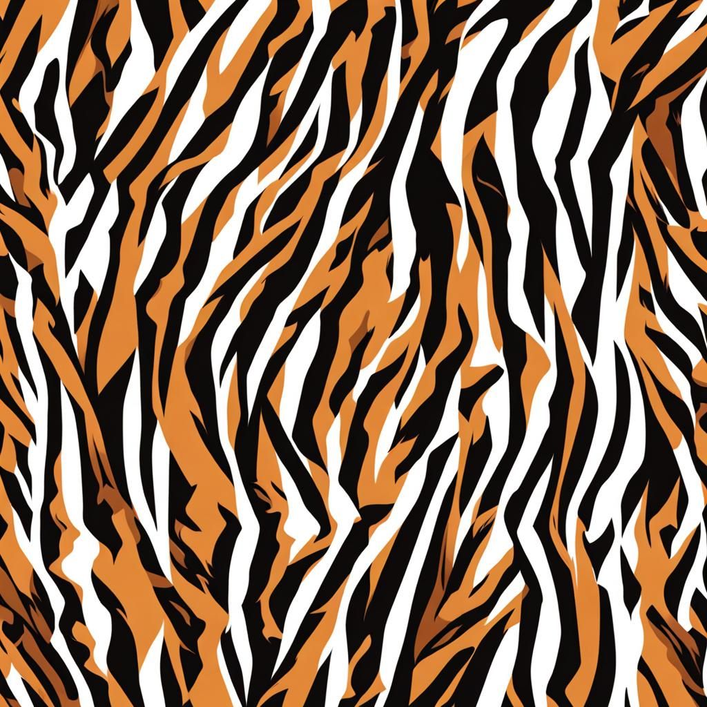 Tiger strip pattern - AI Generated Artwork - NightCafe Creator