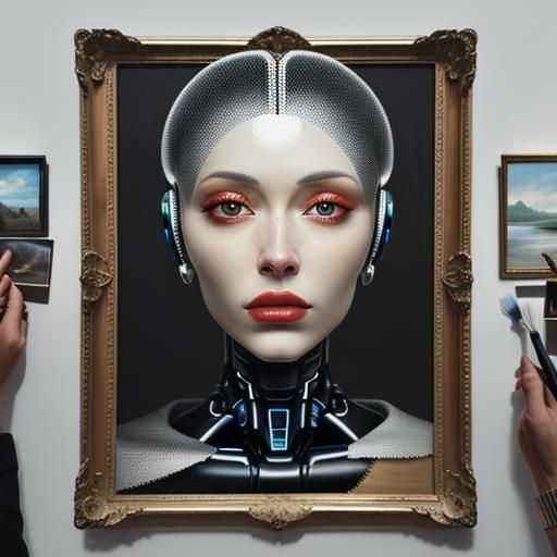 Juxtaposition of Painting and Photography Masters