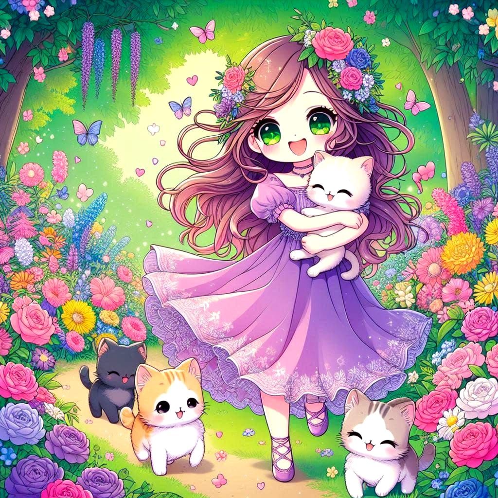 Cute anime  by @Ylona