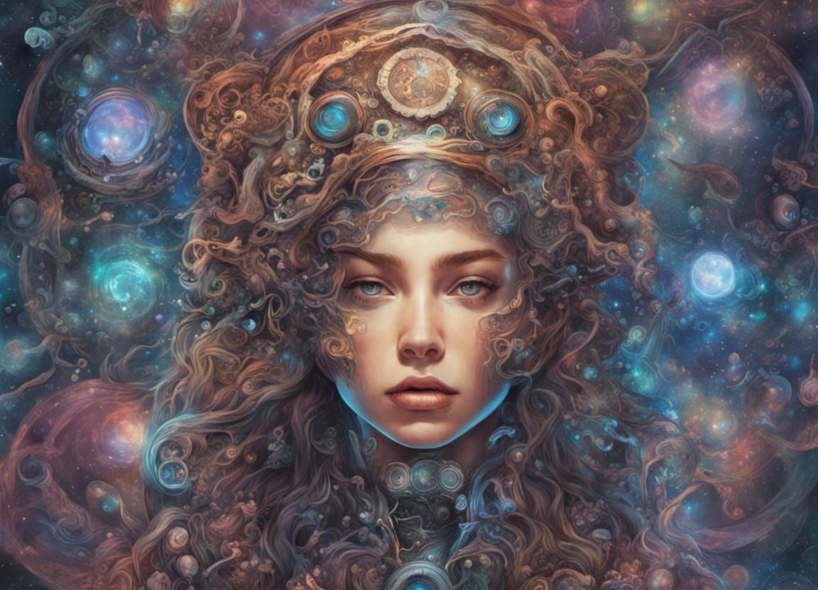 "Human girl, half ghost, half human, surrounded by ghosts" 8k
