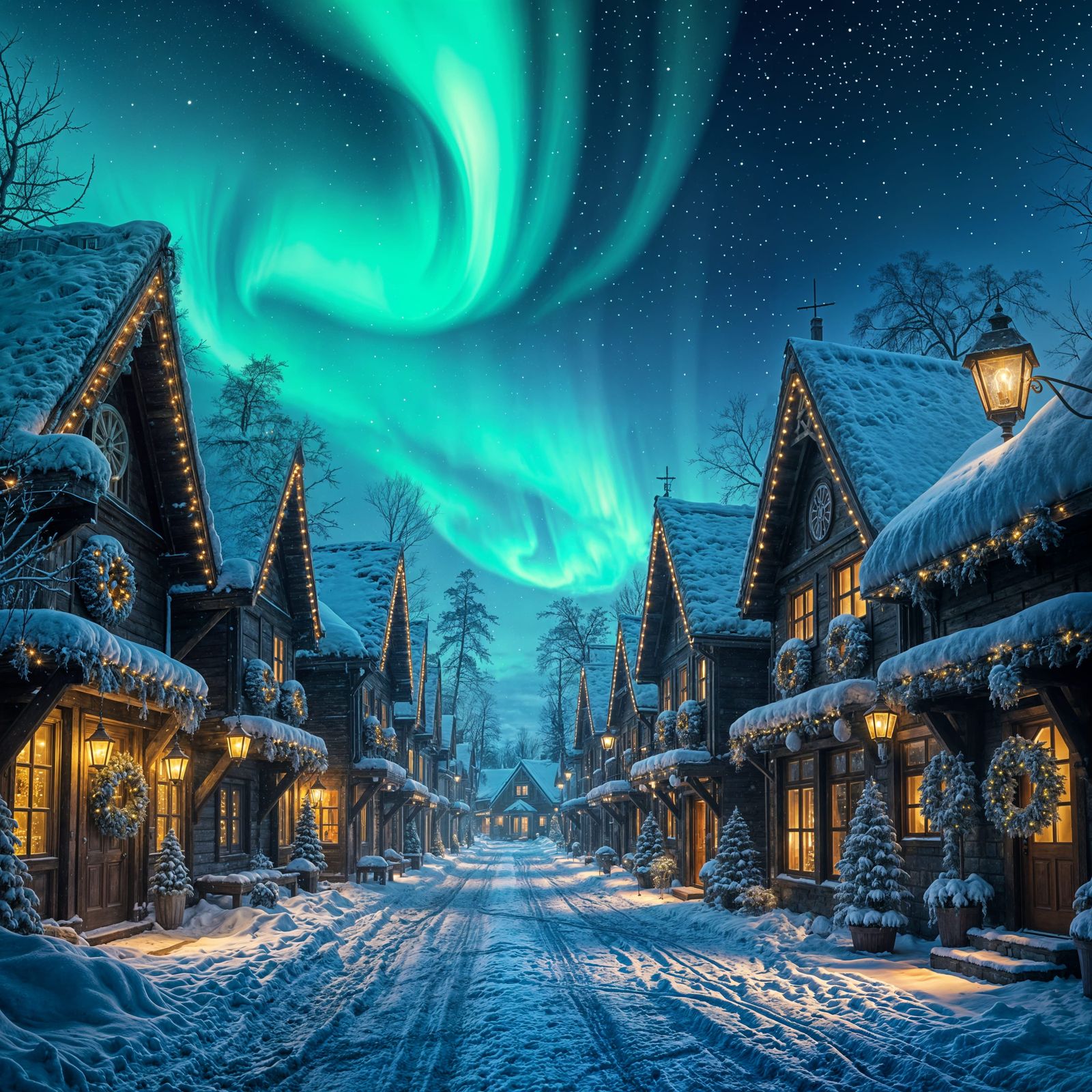 Christmas Street  by @Dakkshi369