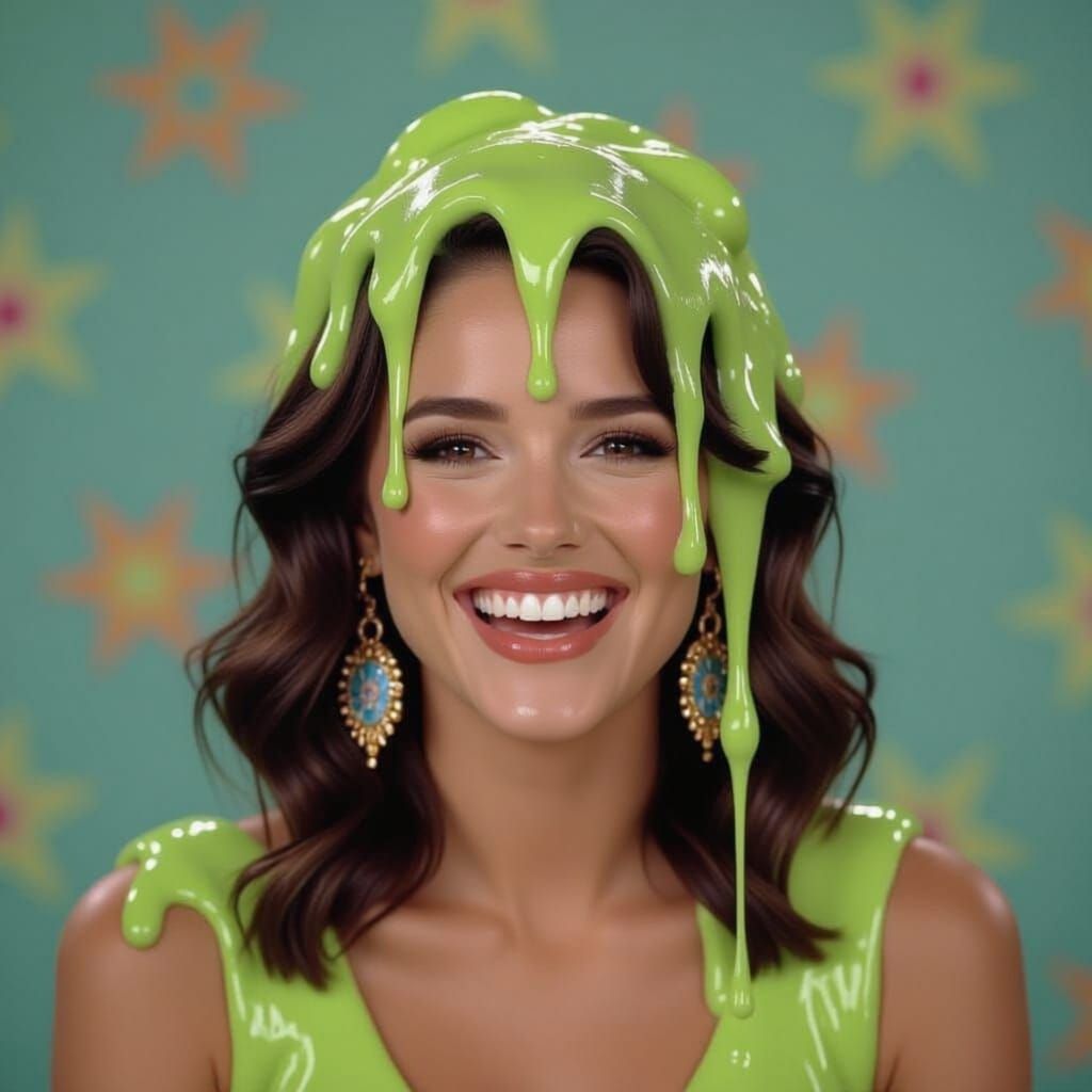 Elegant, glamorous, and slimed