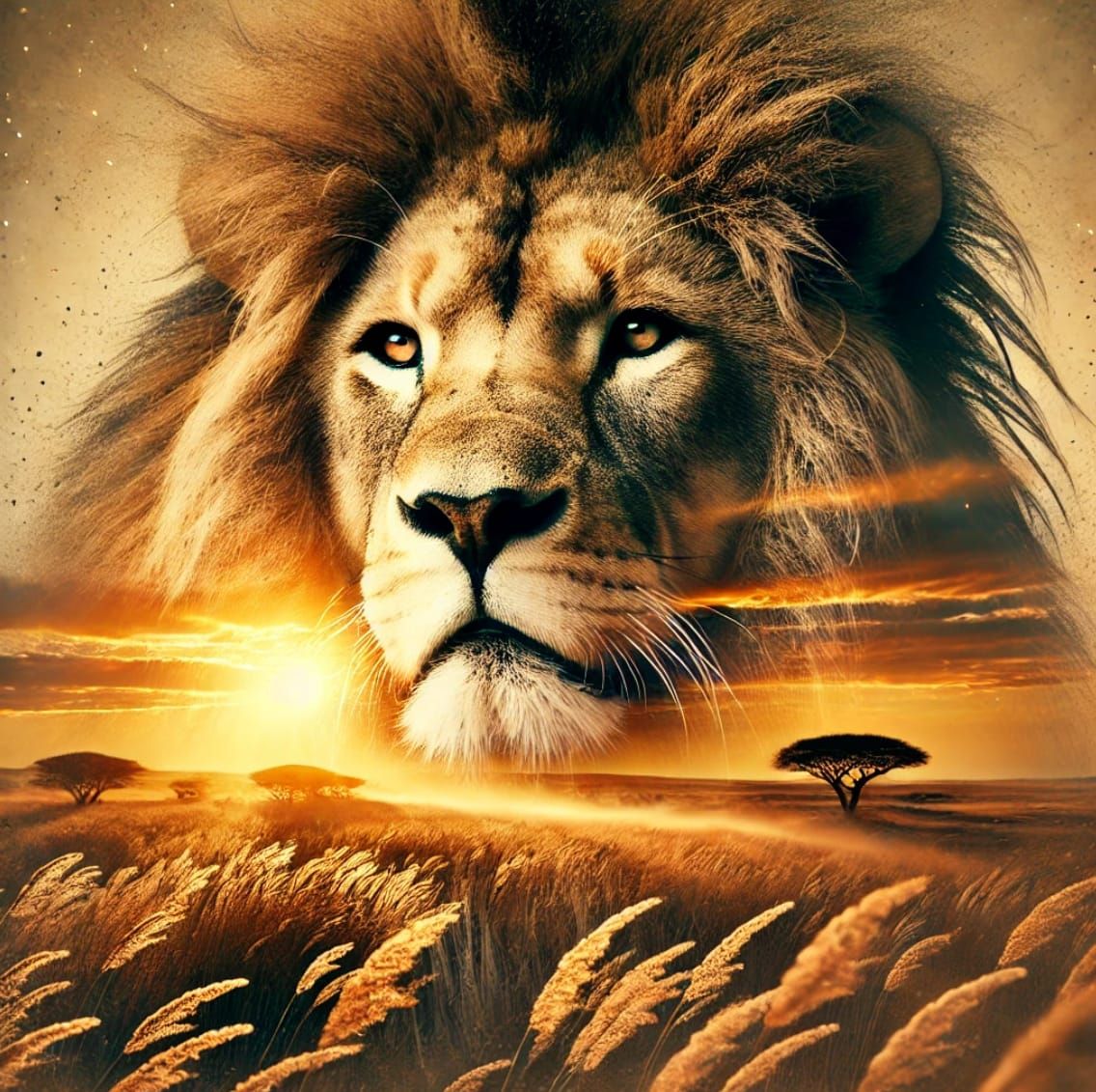 Majesty of the Savannah: Strength in Silence