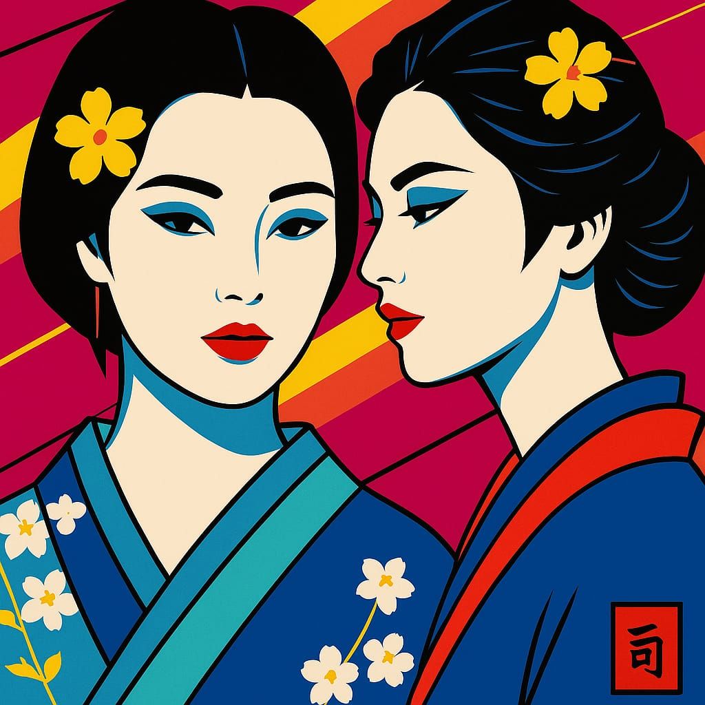 Japanese pop Art 🎨 🎭