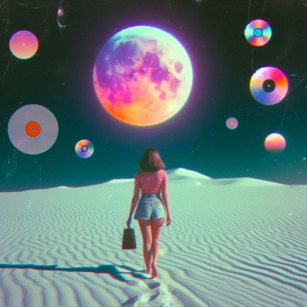 Walking on mars shine