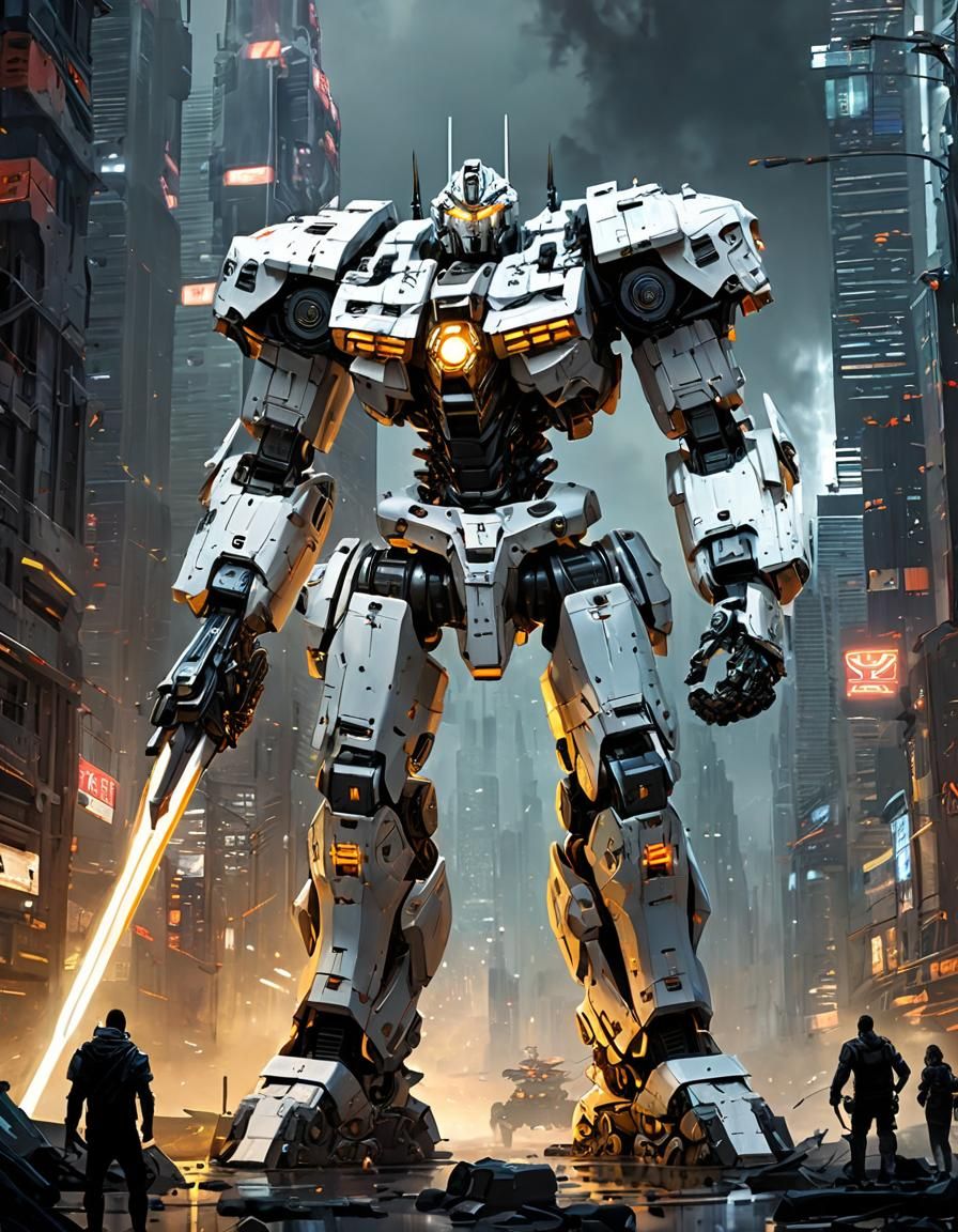 Kaiju Hunter Mech - Paladin KH24m-s  by @Piktor