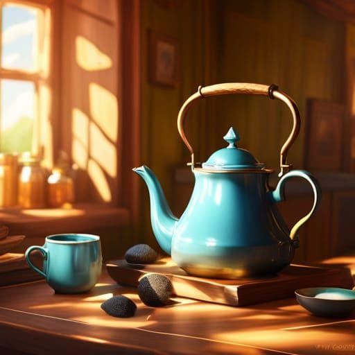 Tea time - AI Generated Artwork - NightCafe Creator