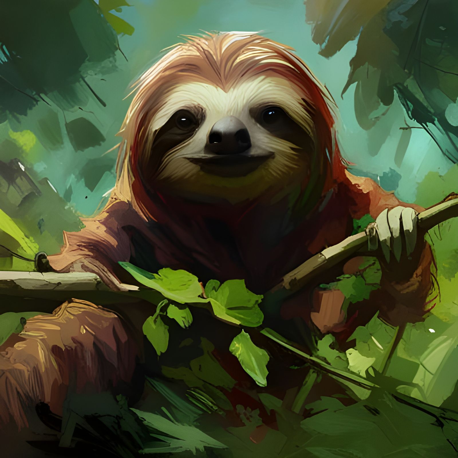 .sloth. - AI Generated Artwork - NightCafe Creator