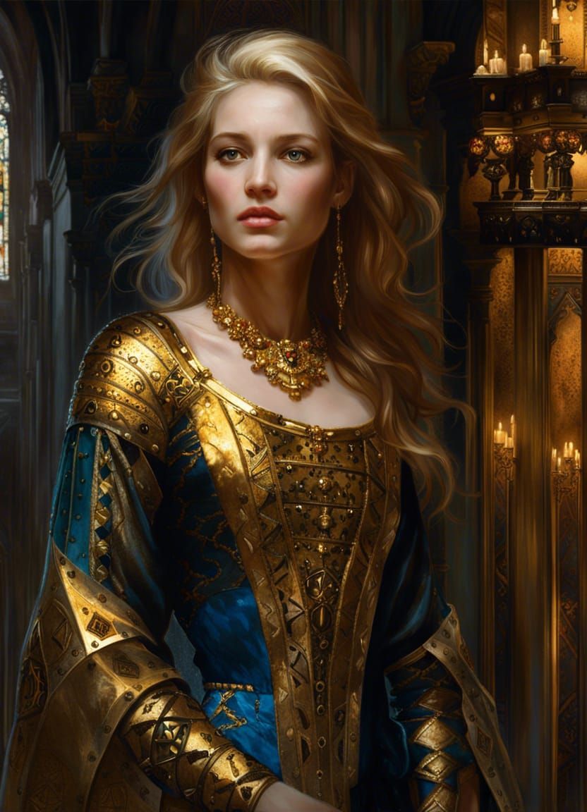 Rich medieval princess  by @Billybob Thornton