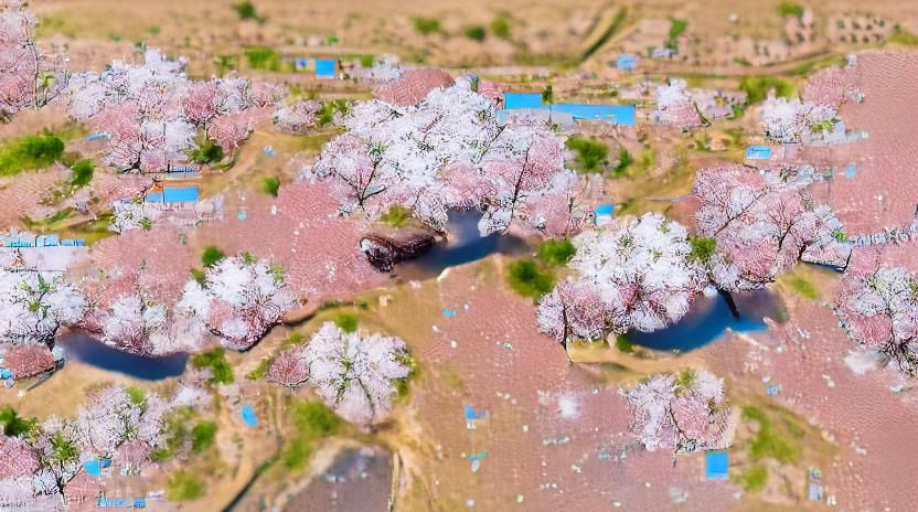 cherry blossoms blooming in spring