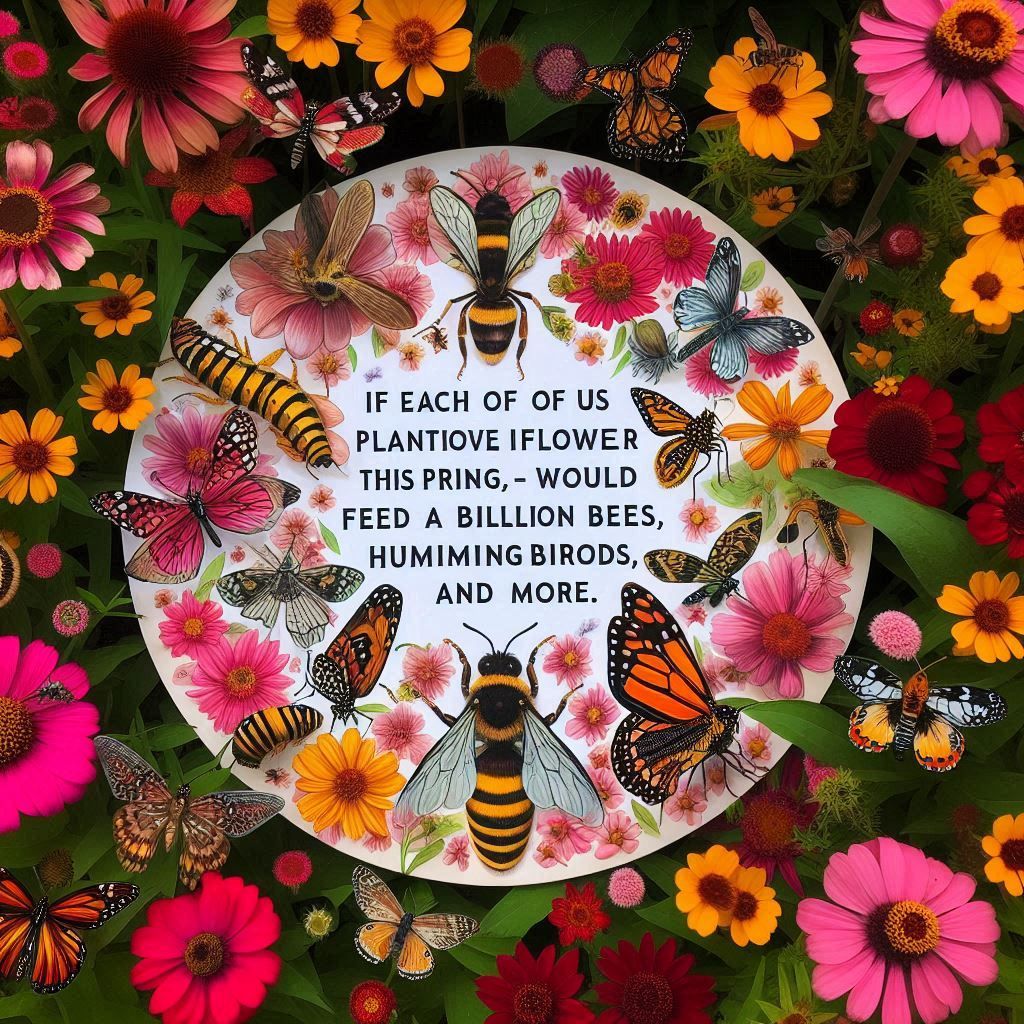 If each of us planted just ONE native flower this spring, we...