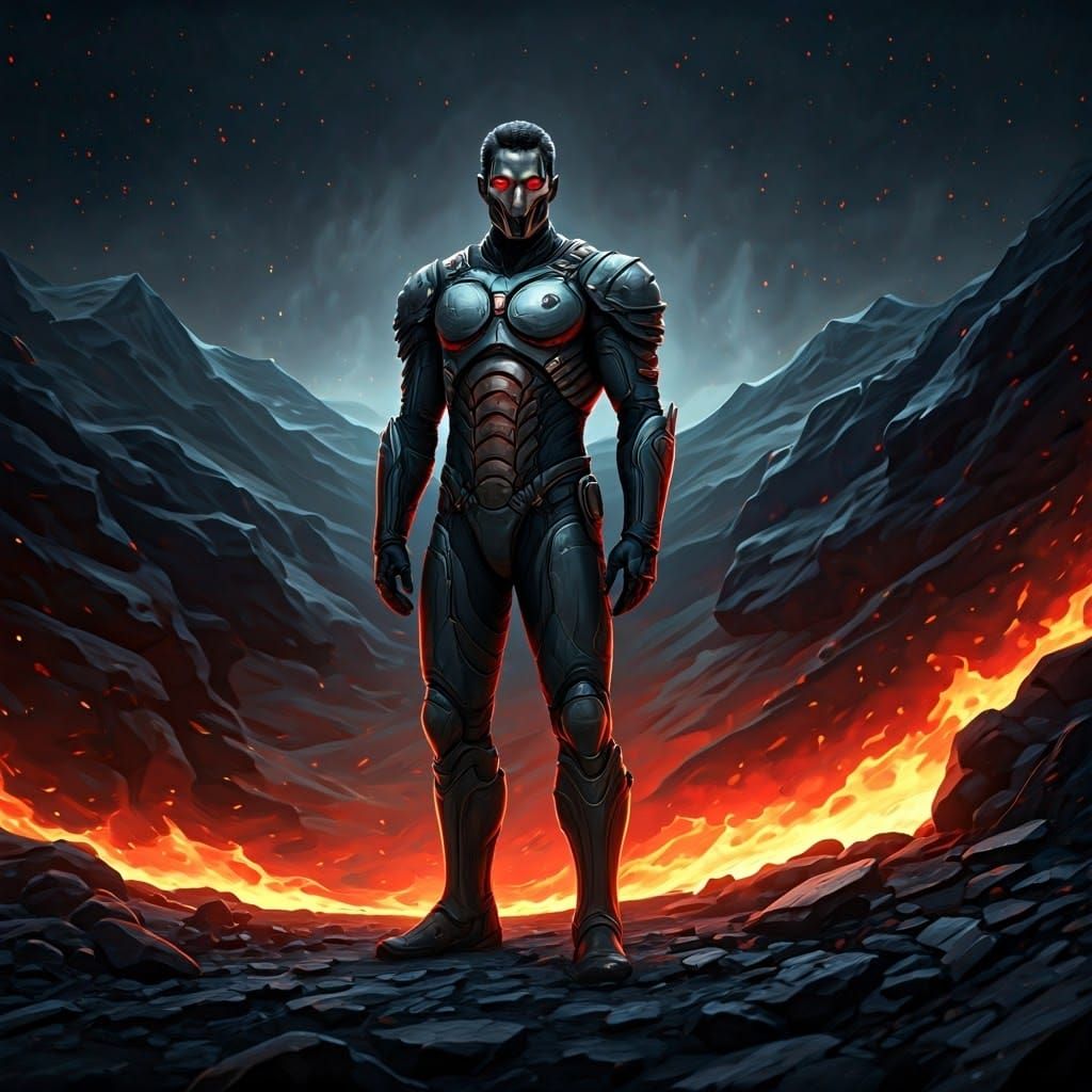 Volcano Man brings destruction once again  by @Beep