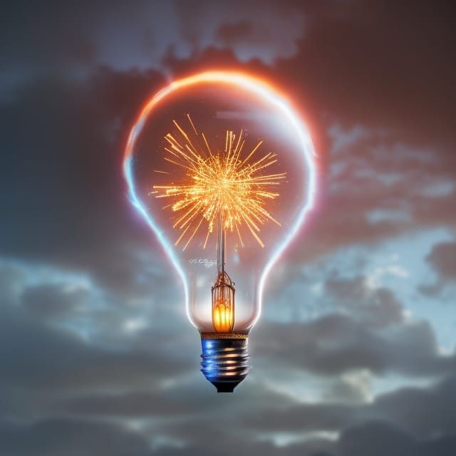 Light bulb - AI Generated Artwork - NightCafe Creator