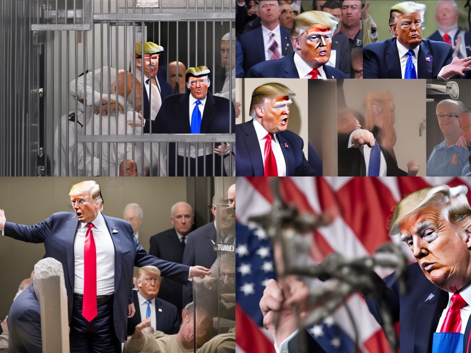 President Donald Trump 2024 Locked Away In A Prison Cell With All The   Ohuk8dezRO6g6j7gQVnT  Grid 