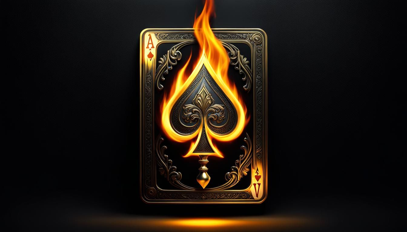 Flaming Card