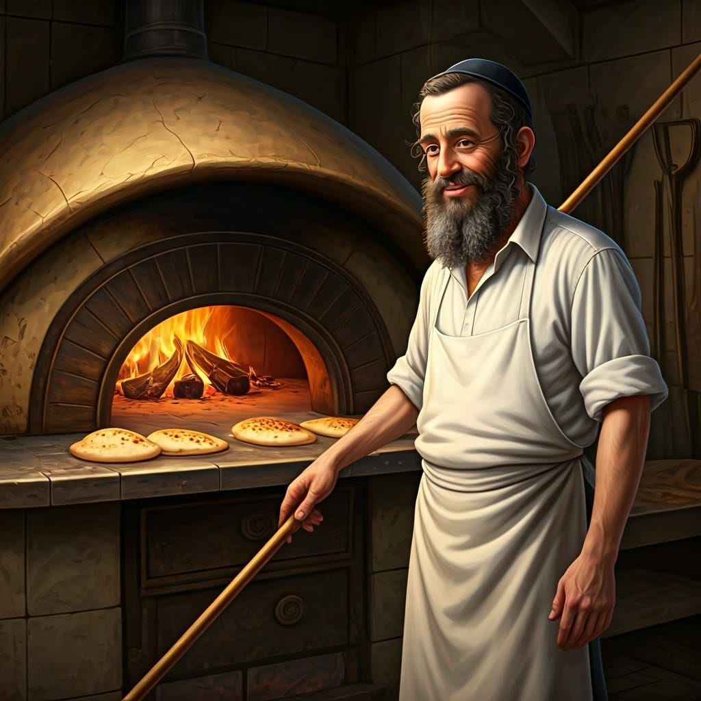 Jewish Baker in Vibrant Bakery Scene