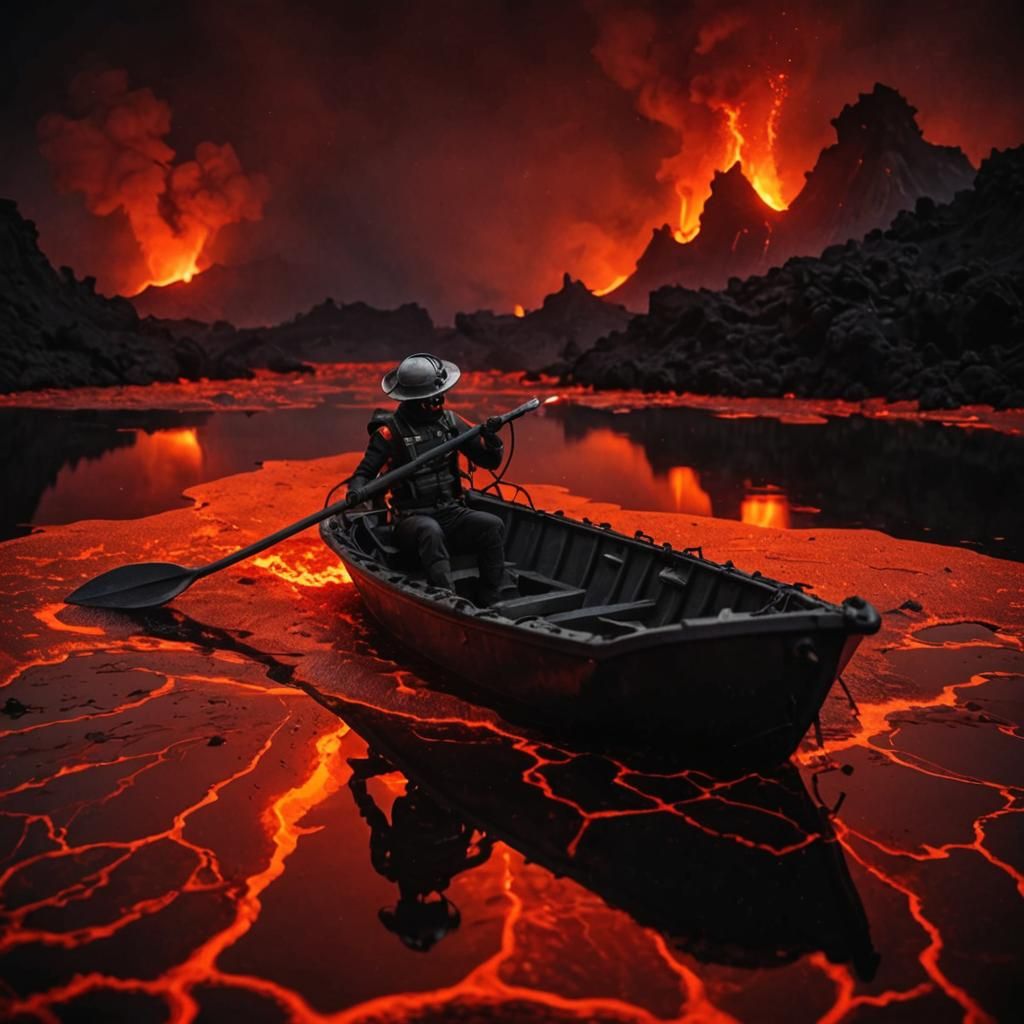 Lava lake  by @Sarah 