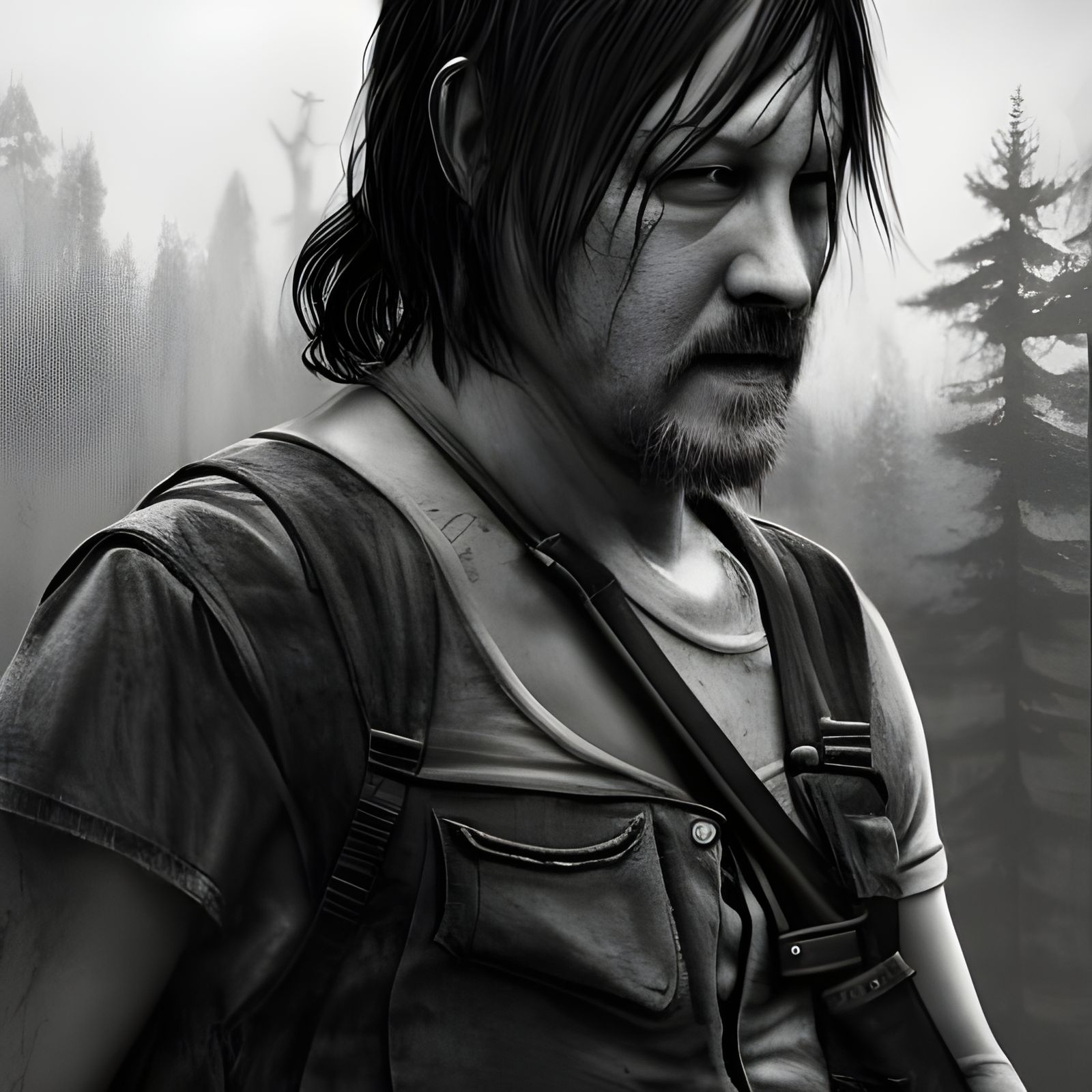 Daryl Dixon, TWD, portrait