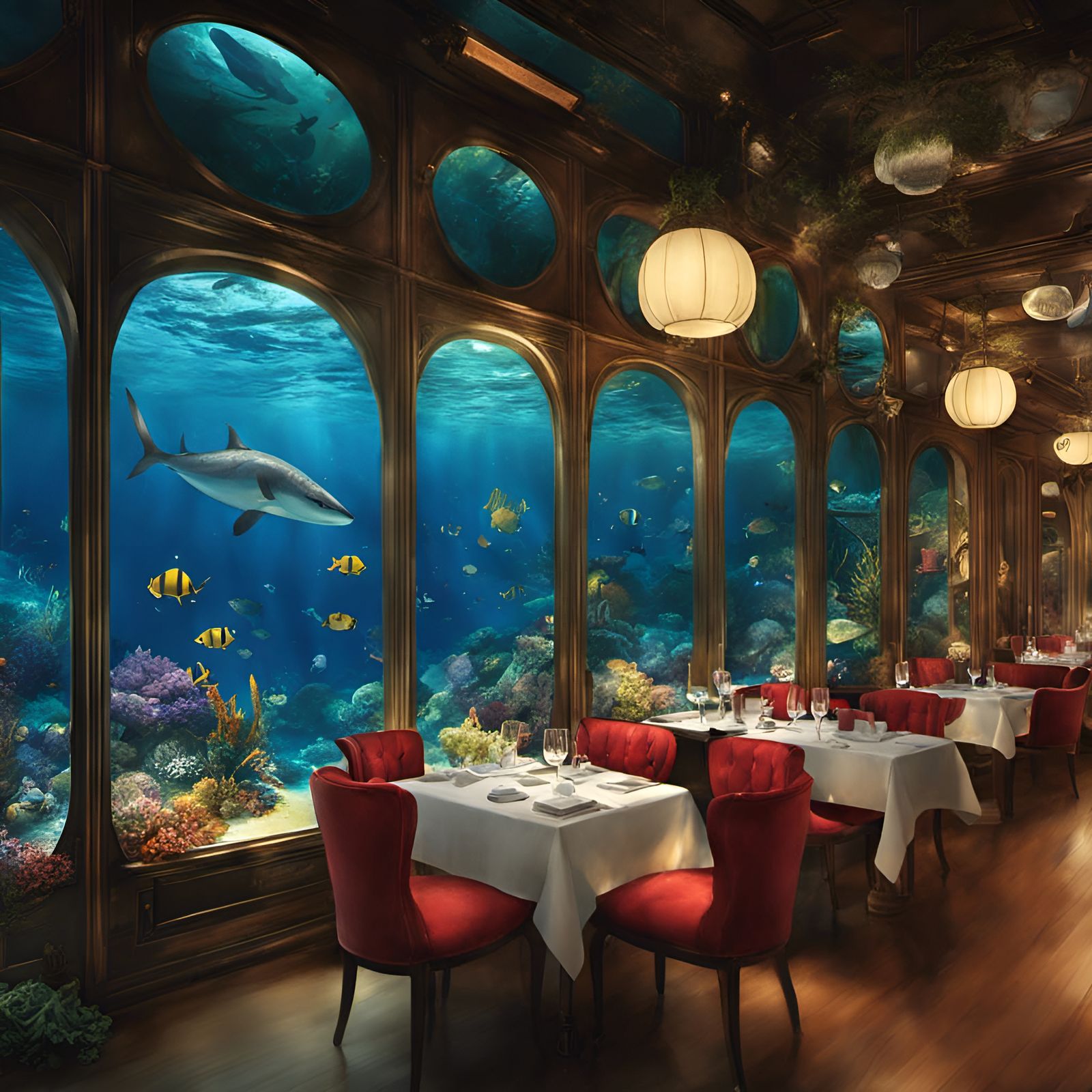 Enchanted Restaurant Under The Sea