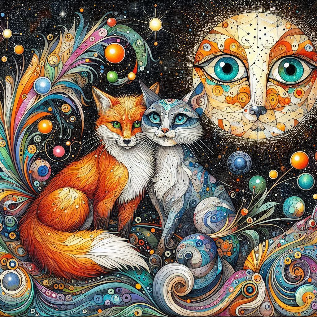 The cat and the fox
