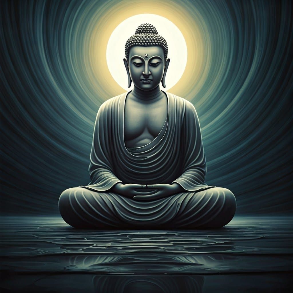 Eternal Buddha in a Dreamlike Realm