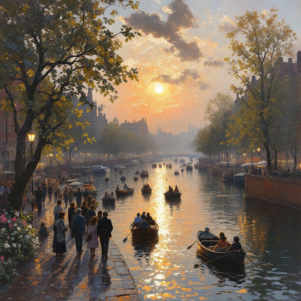 Dusk river scene  by @Easter Bunny