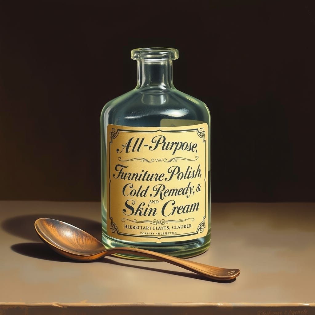 All-Purpose Furniture Polish, Cold Remedy, & Skin Cream.  by @Virginia Allain