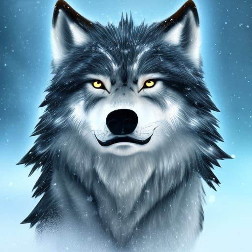 Gray wolf Puppy Anime Drawing, BLUE WOLF, mammal, animals, head png |  PNGWing