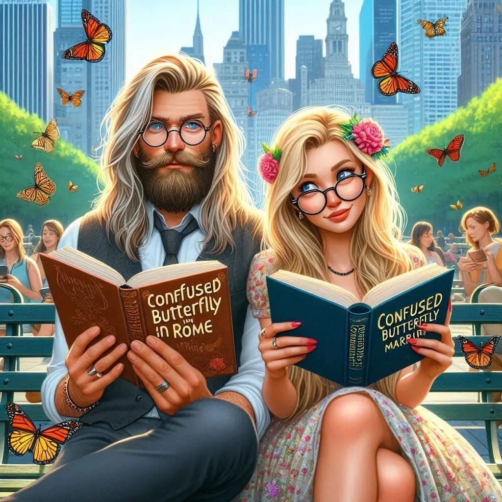 Confused Butterfly Gets Hitched