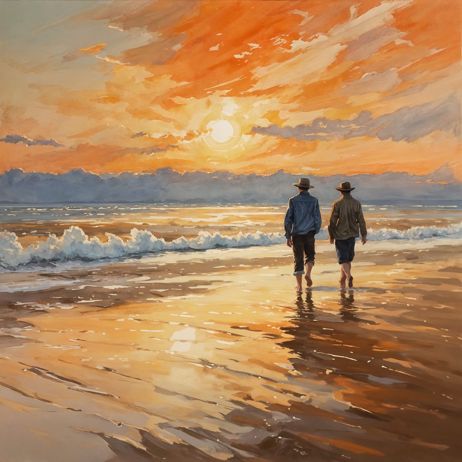 Sunset Lovers  by @Phantastica