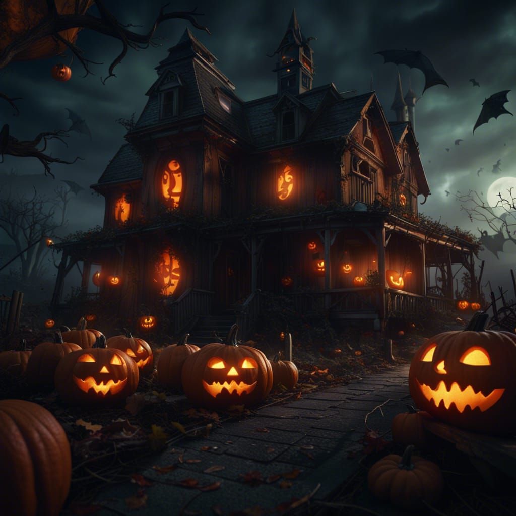 jack-o'-lanterns and haunted houses.