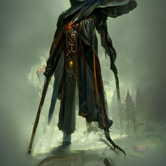 Vedalken Wizard - AI Generated Artwork - NightCafe Creator