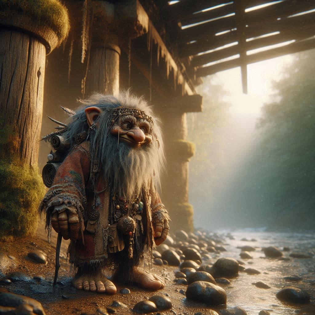 Hippie Troll  by @Macfoggy