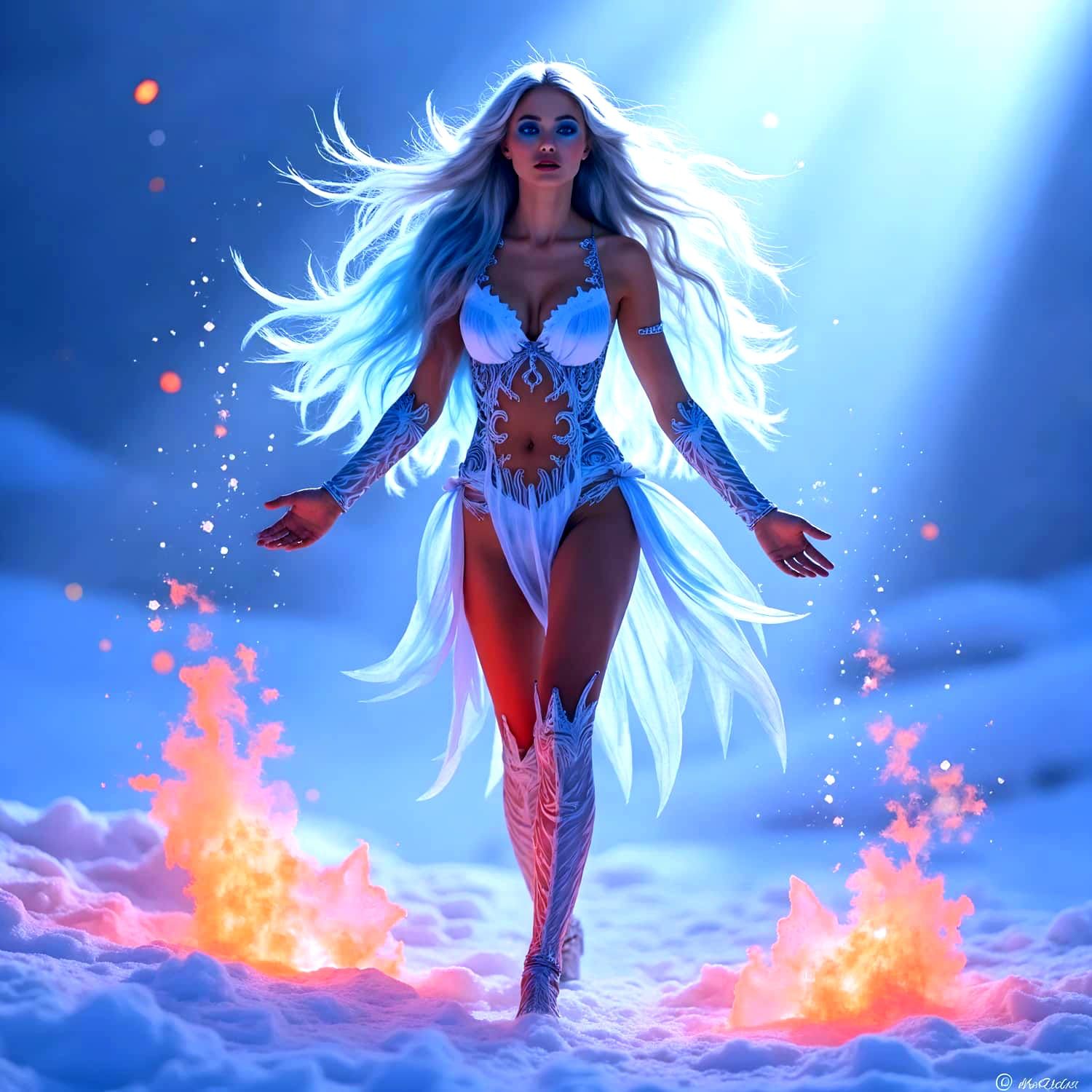 Goddess of ice and fire