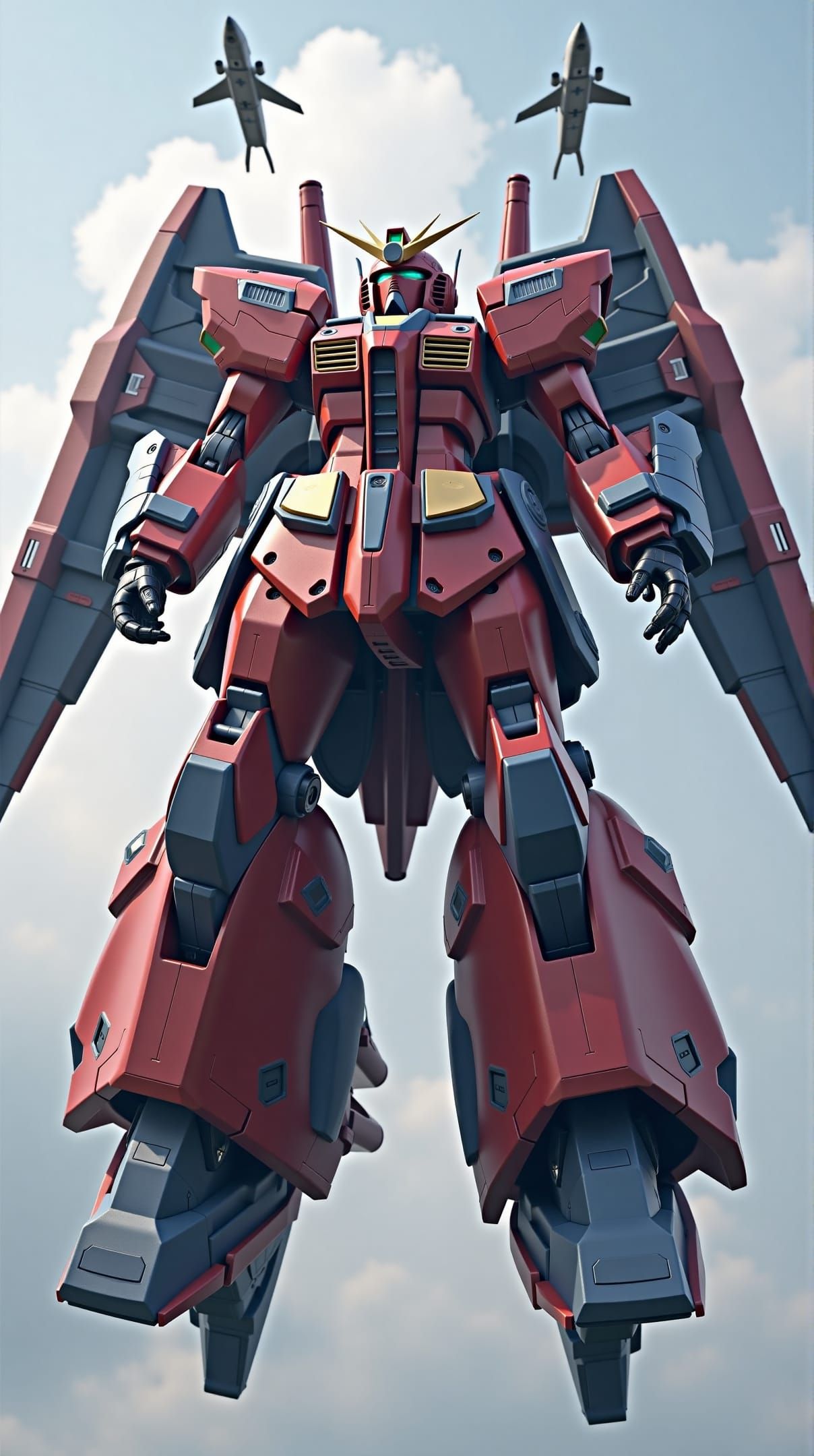 Red Heavy Mecha Custom
