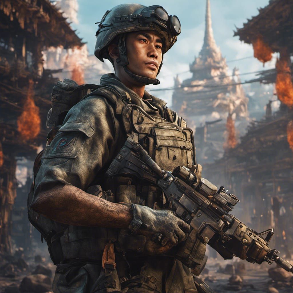 a thai soldier who love a stupid programmer