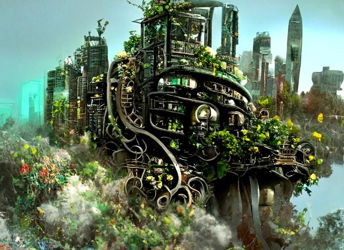 Dark Ecopunk City 02