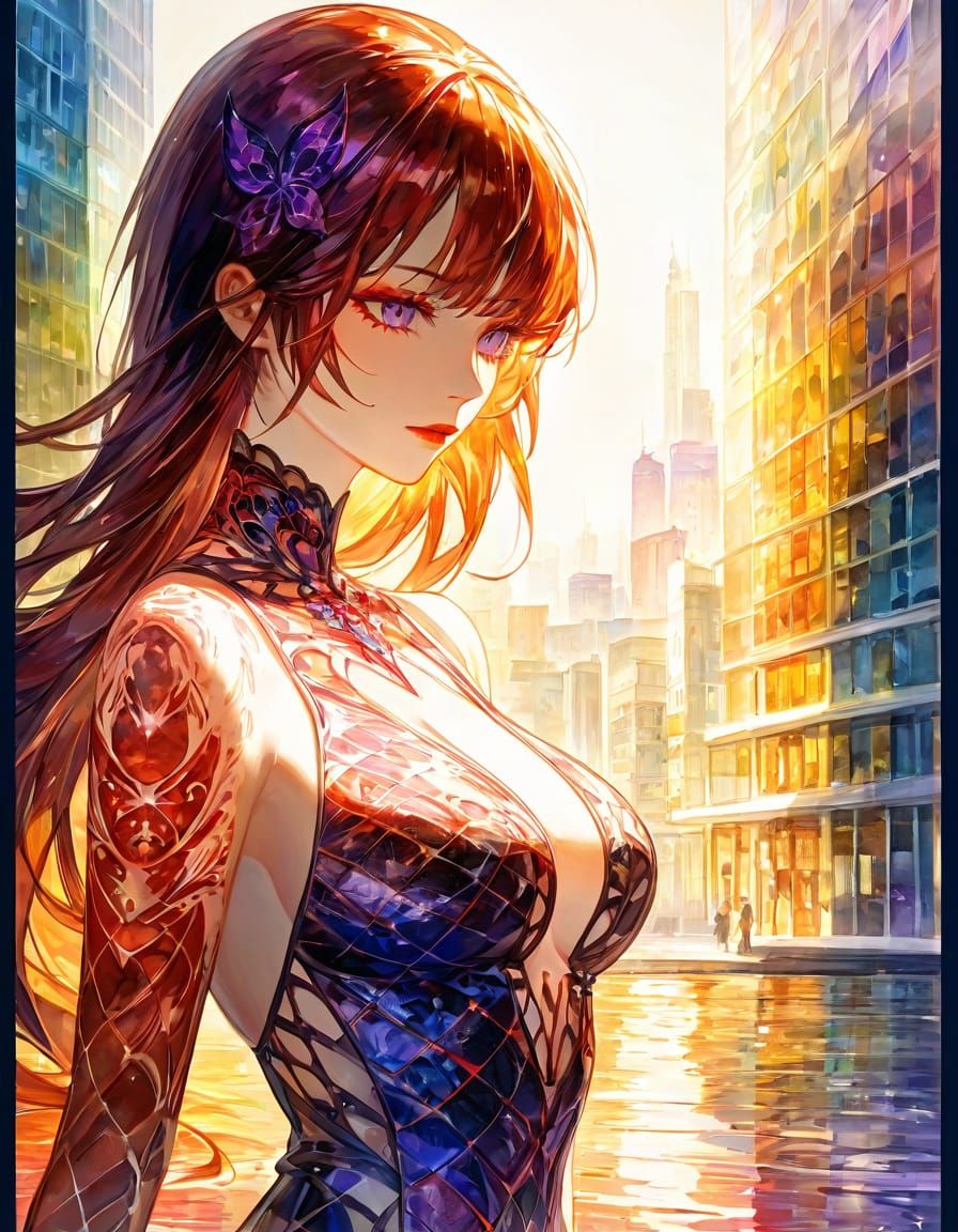 Anime demonic woman 2.3